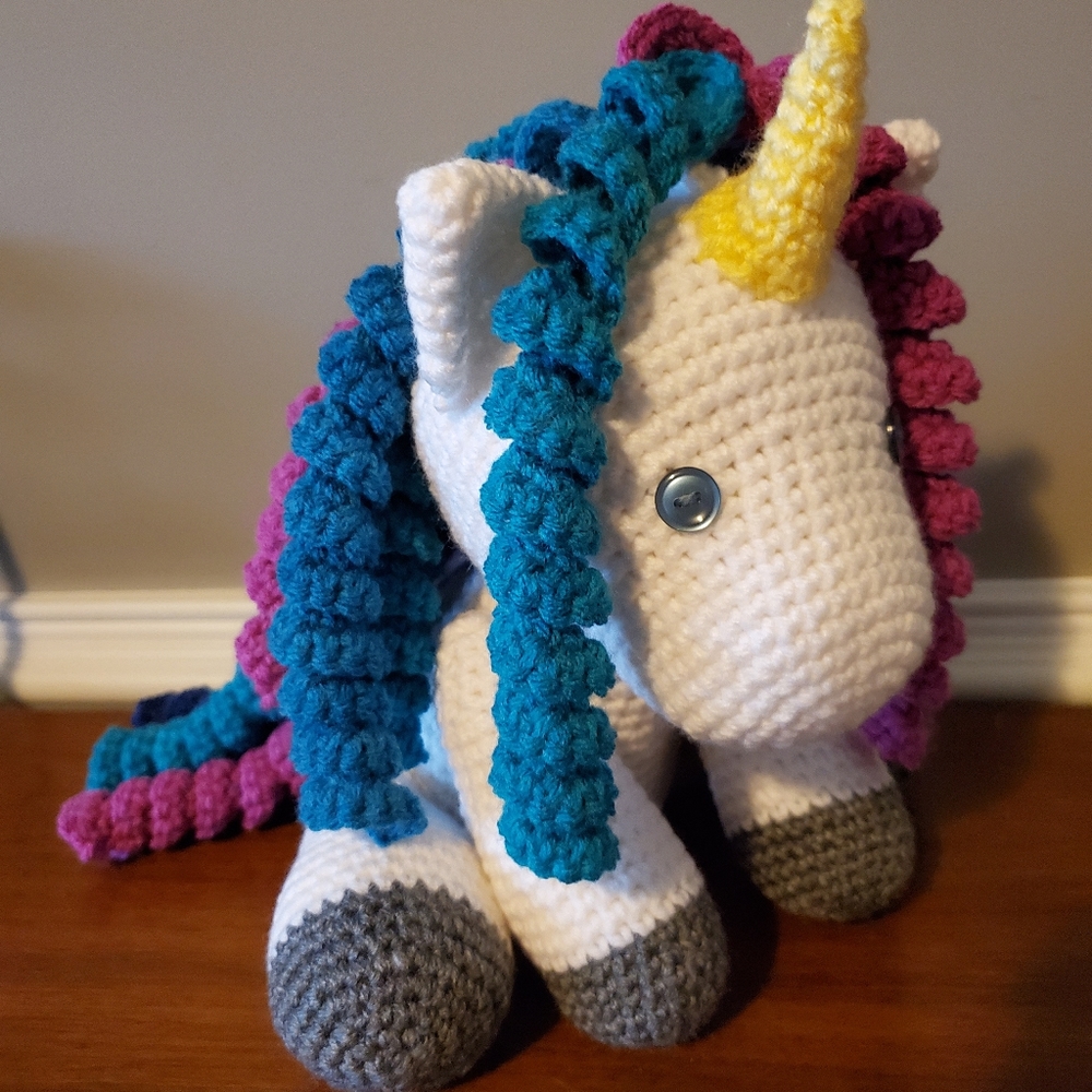 Crochet unicorn